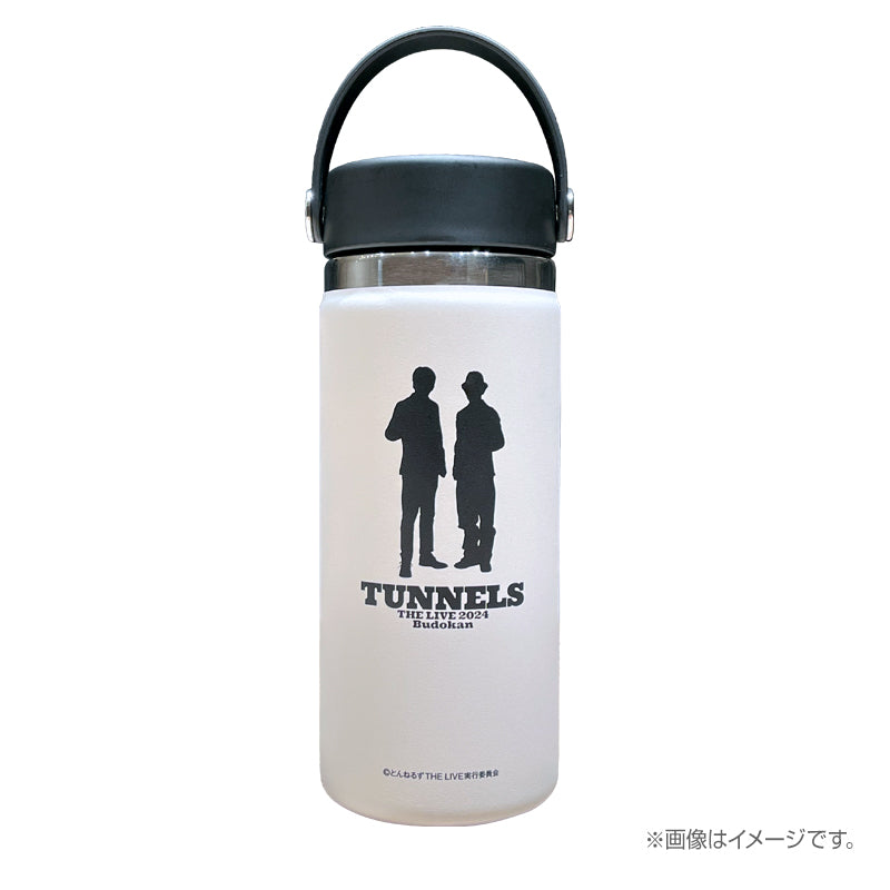 Hydro Flask×とんねるず ステンレスボトル 16oz Wide Mouth（WHITE）