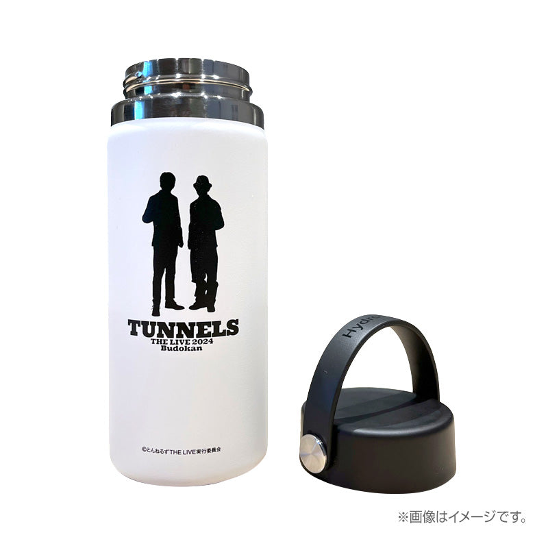 Hydro Flask×とんねるず ステンレスボトル 16oz Wide Mouth（WHITE）